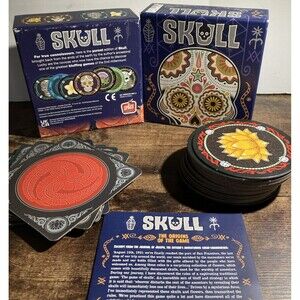 Skull Bluffing Betting Party Game Fast-Paced Strategy Family Board Game